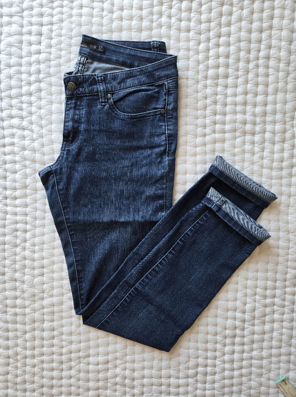 Prana Kara Womens Slim Fit Jeans in Indigo Size 6
